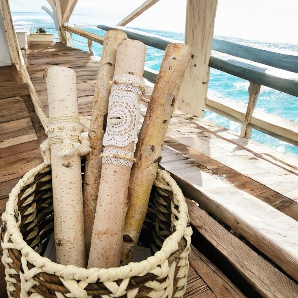 Hand Crafted Natural Wooden sticks Boho Decor